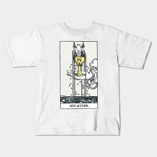 Modern Tarot Print - Ace Of Cups Kids T-Shirt